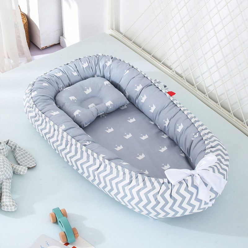 Cotton crib bed