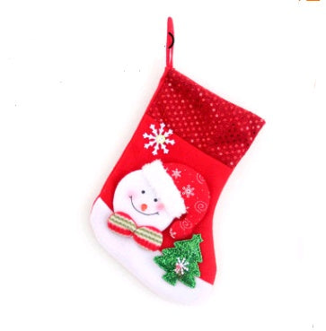 Christmas Decorations Santa Claus Socks Christmas Tree Pendant Christmas Socks Gift Bag Christmas Bag