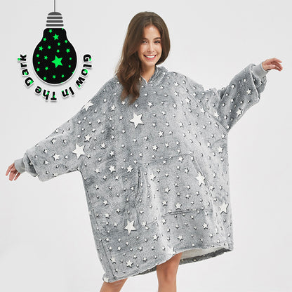 Luminous Design Oversized Pullover Nightgown with Pockets