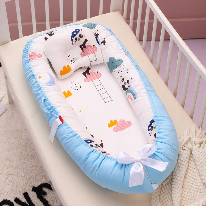 Cotton crib bed