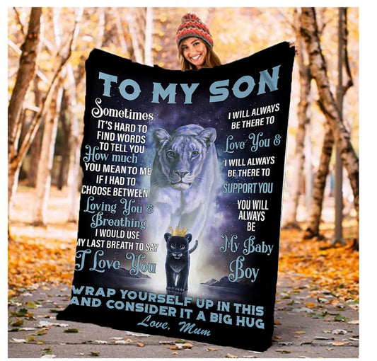 Son or Daughter Message Blankets