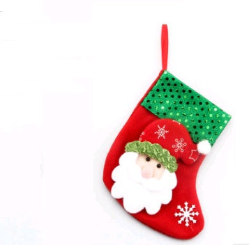 Christmas Decorations Santa Claus Socks Christmas Tree Pendant Christmas Socks Gift Bag Christmas Bag