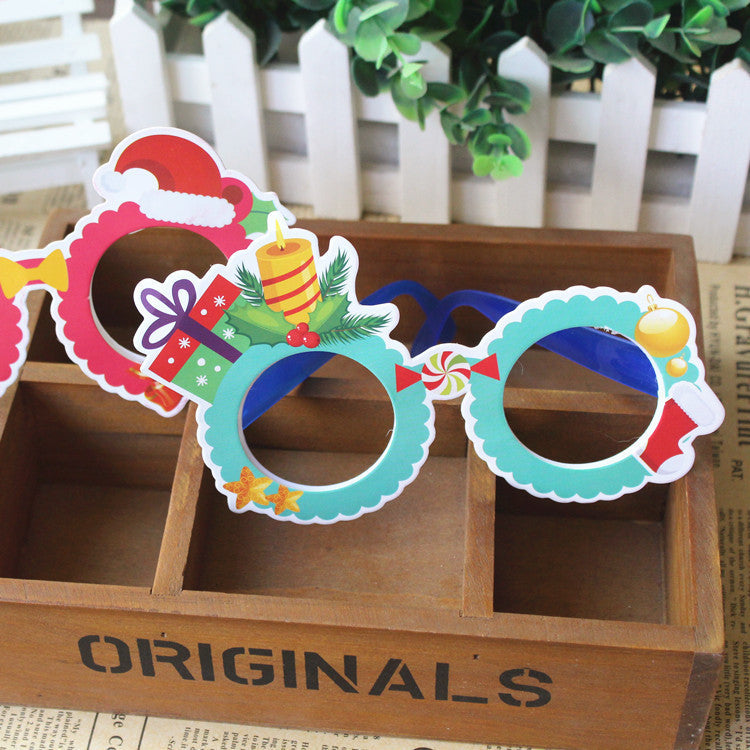 Party Christmas Children's Toys Christmas Luminous Glasses Frame