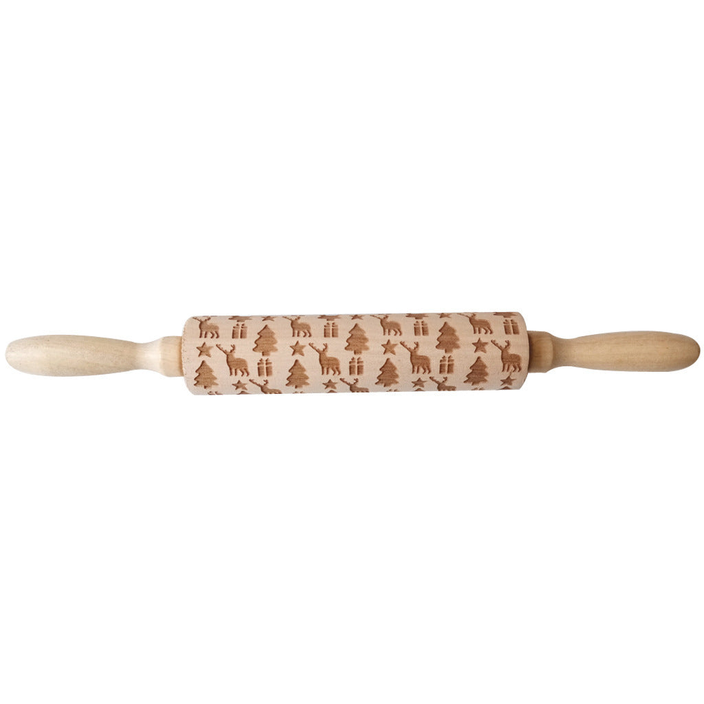 Birthday embossed rolling pin