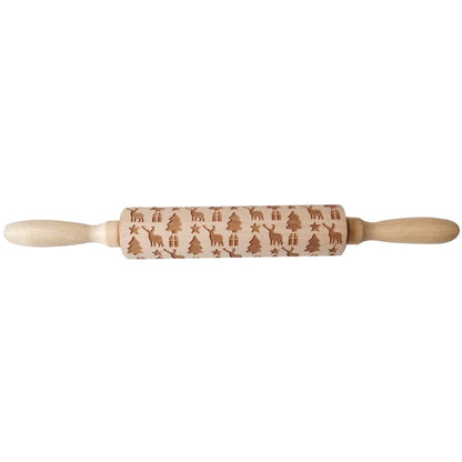 Birthday embossed rolling pin