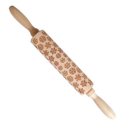 Birthday embossed rolling pin