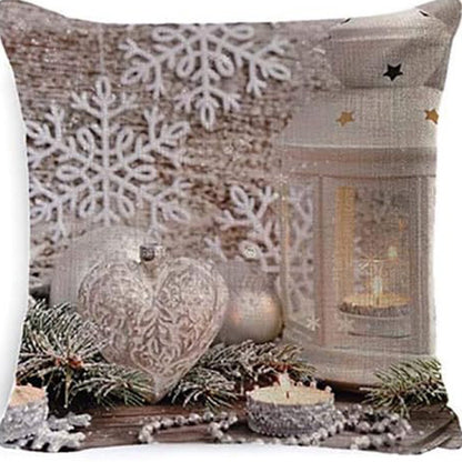 Winter Series Throw Pillow Cover Linen