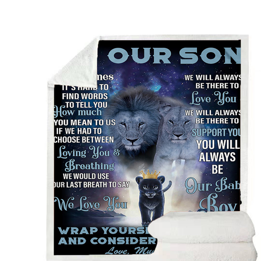 Son or Daughter Message Blankets