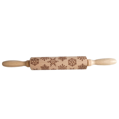 Birthday embossed rolling pin