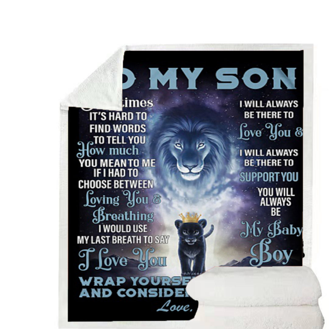 Son or Daughter Message Blankets