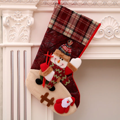 Christmas Decorations Santa Claus Socks Christmas Tree Pendant Christmas Socks Gift Bag Christmas Bag