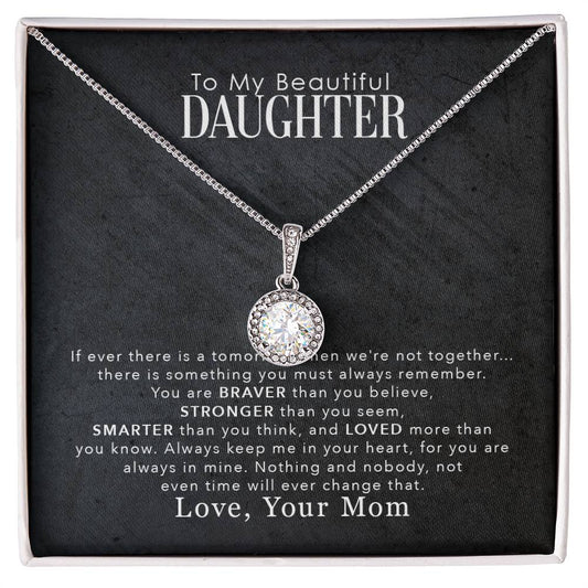To My Beautiful Daughter l Love Mom l Eternal Hope Necklace - SELLING FAST