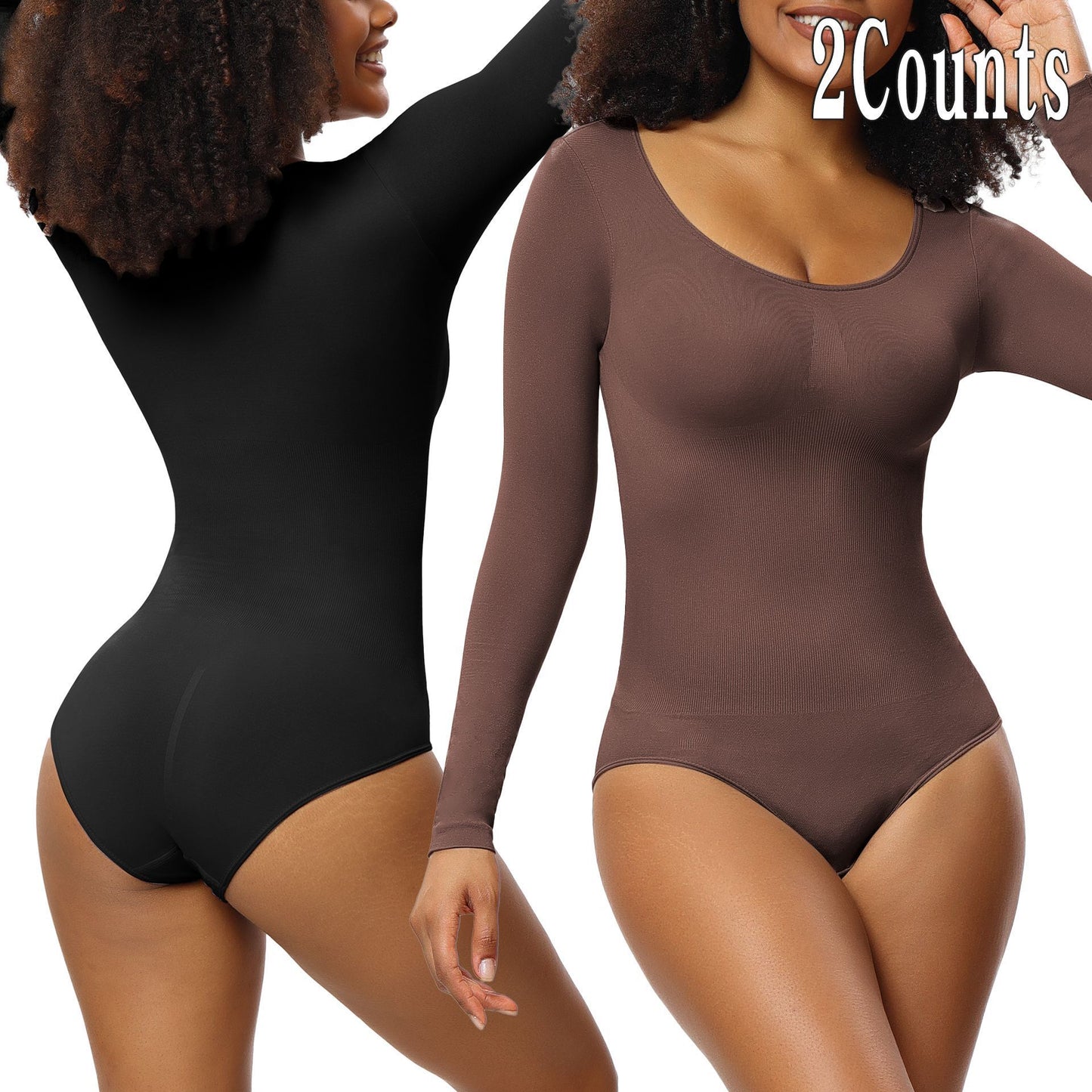 Jumpsuit Women's Bottoming Shirt Long Sleeve Corset One-piece Corset