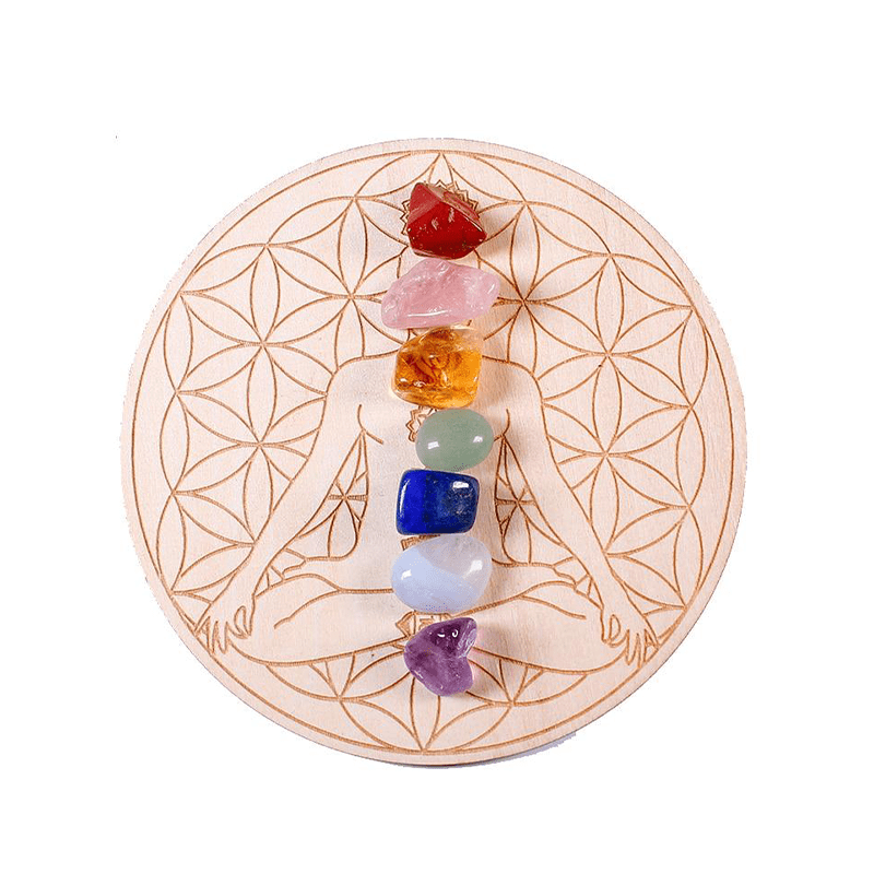 7 Chakra Healing Crystal Grid