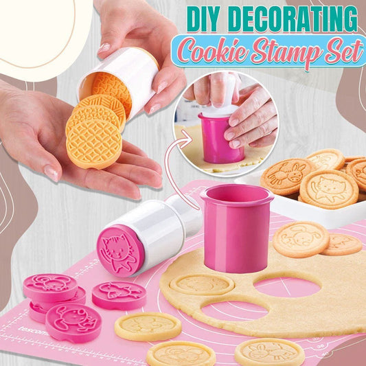 DIY Decorating Cookie Stamp Set