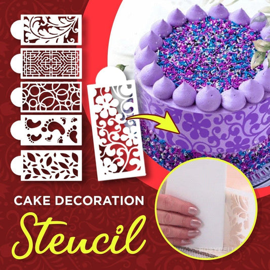 Cake Decoration Stencil (10 PCS in 1 SET)