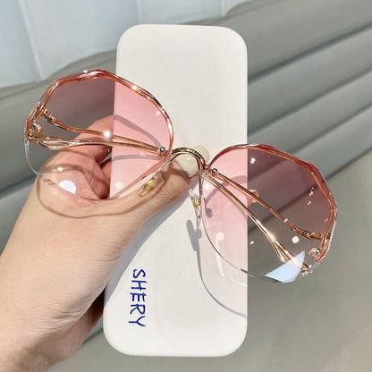 Luxury Round Gradient Sunglasses