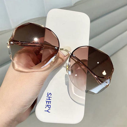 Luxury Round Gradient Sunglasses