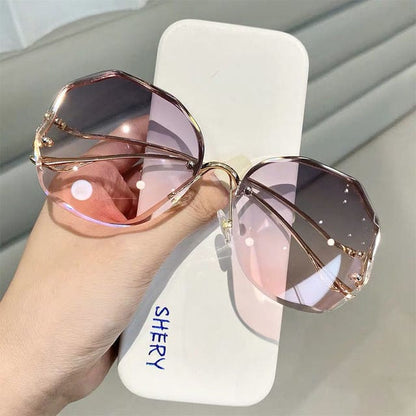 Luxury Round Gradient Sunglasses