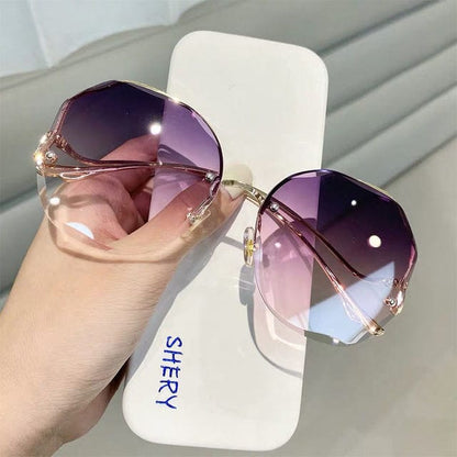 Luxury Round Gradient Sunglasses