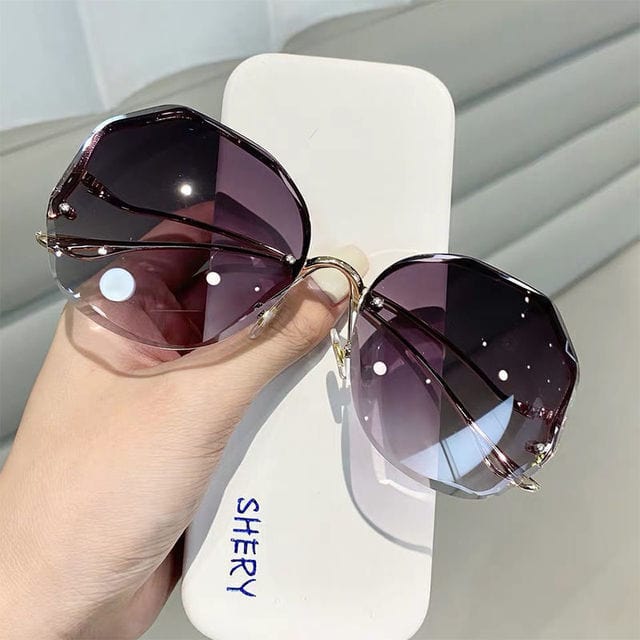 Luxury Round Gradient Sunglasses