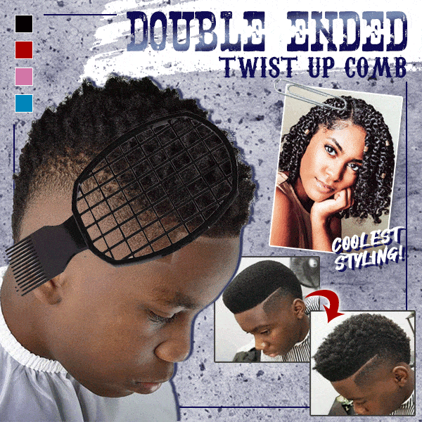 KEYDRELA Double Ended Twist Up Comb