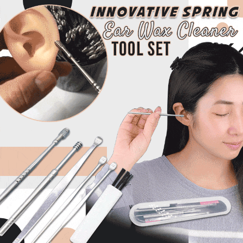 🔥Summer promotion🔥 Innovative Spring Ear Wax Cleaner Tool Set