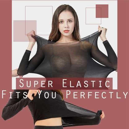 BUY 2 FREE SHIPPING--Seamless Elastic Thermal Inner Wear Set