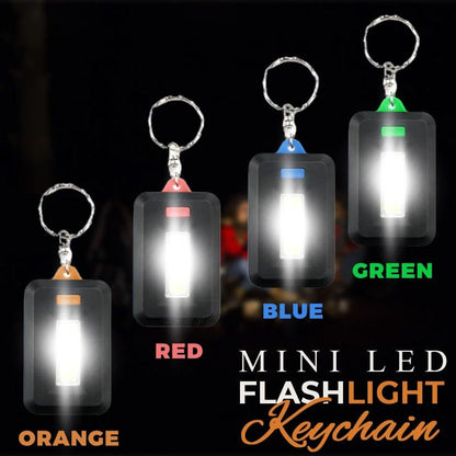 Mini LED Flashlight Keychain