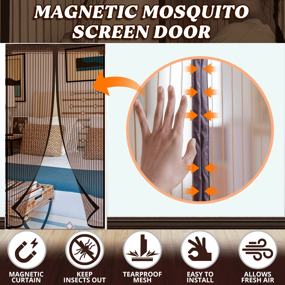 Magnetic Mosquito Screen Door