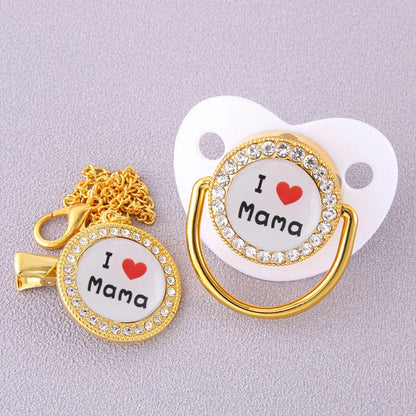 I Love MaMa Bling Baby Pacifier