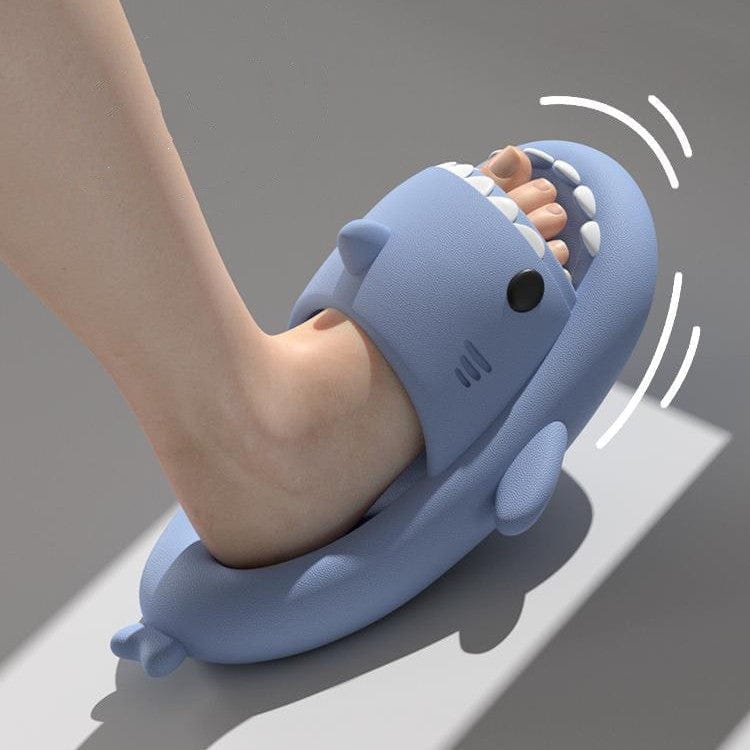 Premium Shark Slides - Super Soft, Comfy, Silent and Anti-slippery