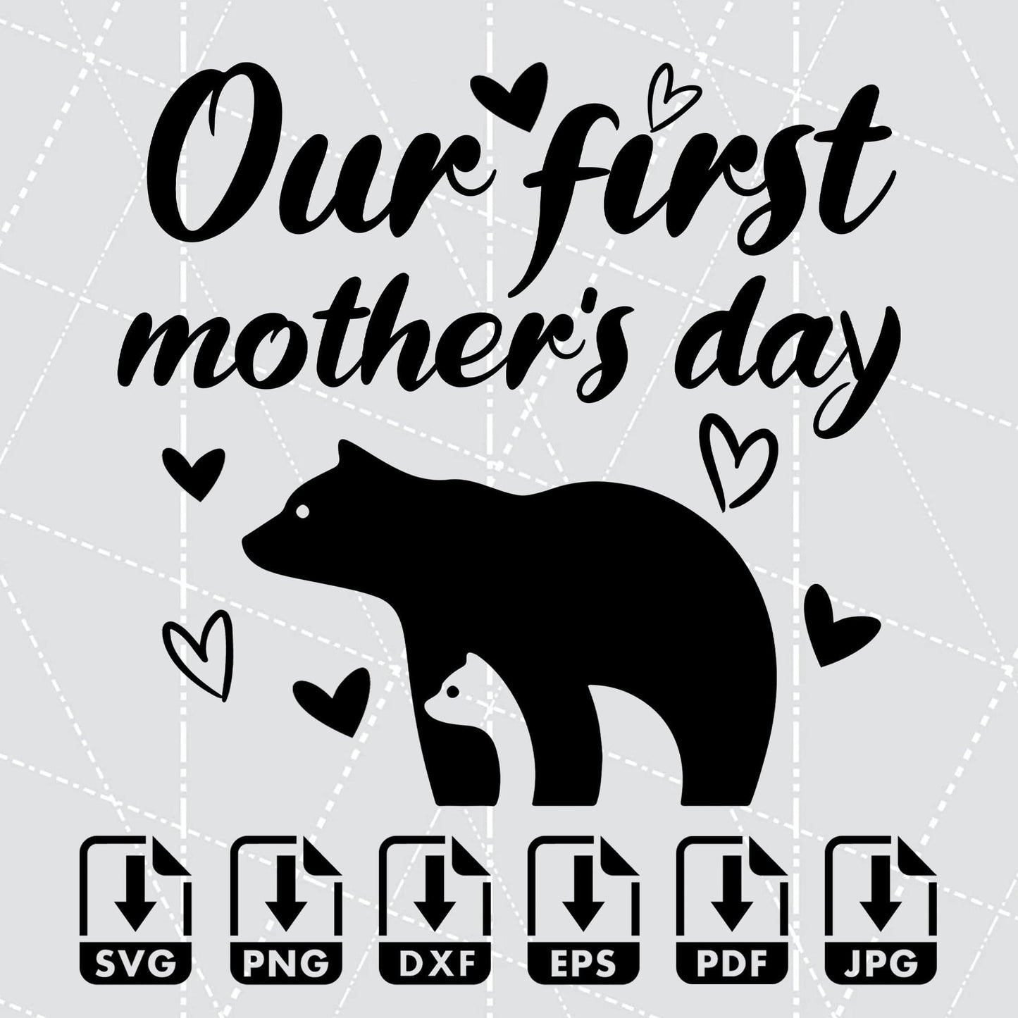 Our First Mother's Day Mama Bear & Baby Bear