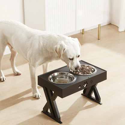 PUPPIEMATE™ ADJUSTABLE ELEVATED DOG FEEDER