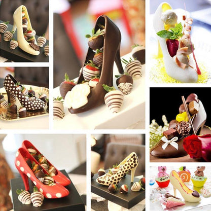 Chocolate High Heels Shoe Mould Set