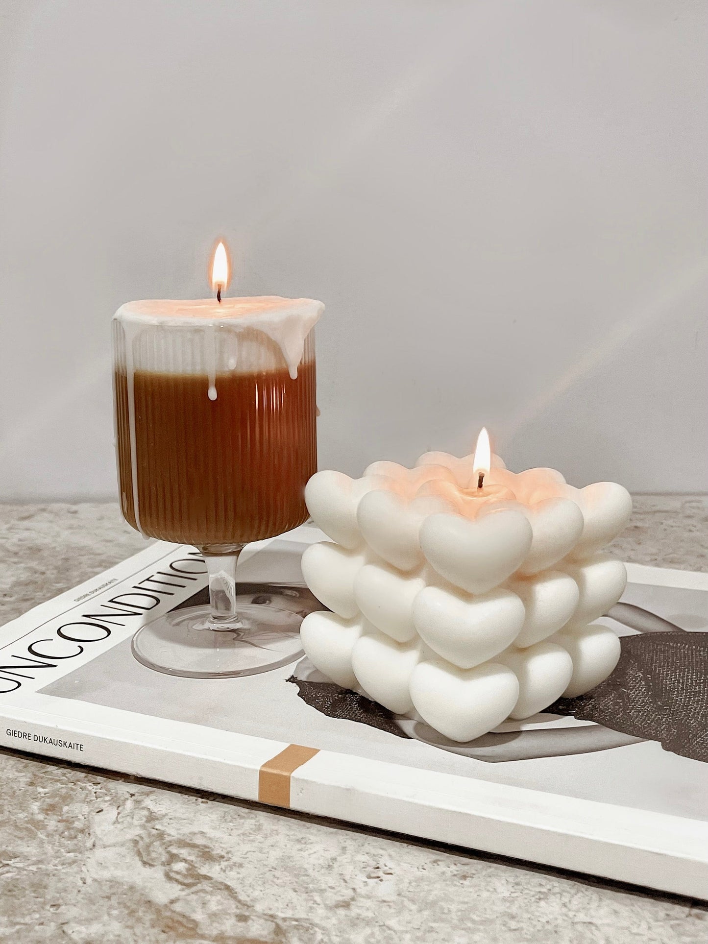 “I Heart You” Candle