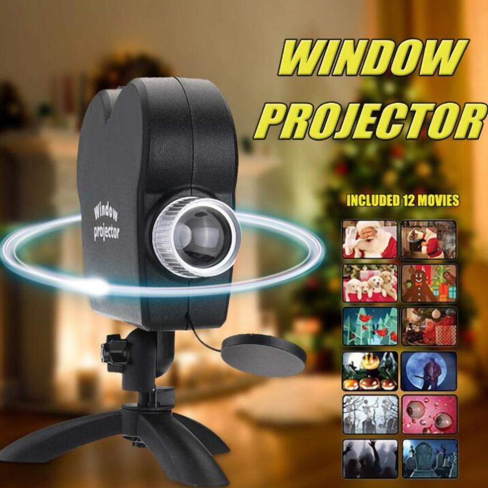 2-in-1 Haunted Halloween & Christmas Holographic Projector 🔥🔥FLASH SALE🔥🔥