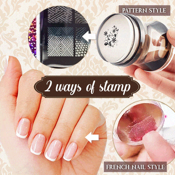 Nailtip styling Nail Art Jelly Stamp