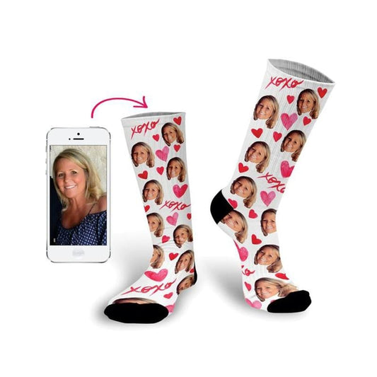 Custom Personalized Photo Socks