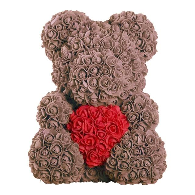 Huge Rose Teddy Bear