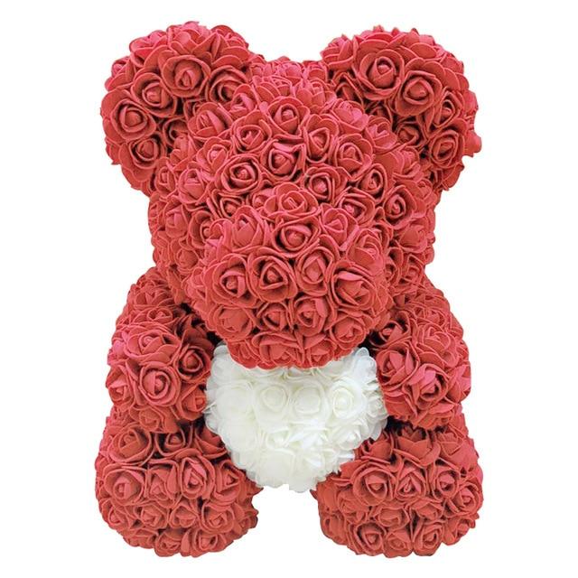 Huge Rose Teddy Bear