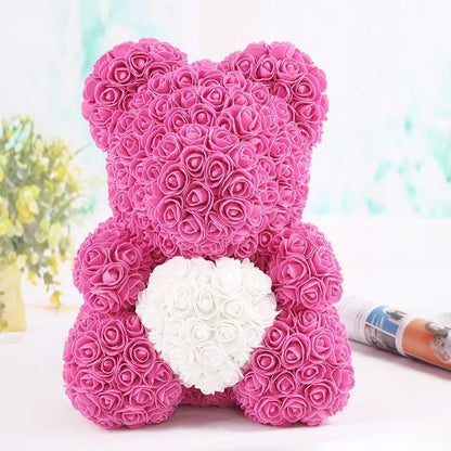 Huge Rose Teddy Bear