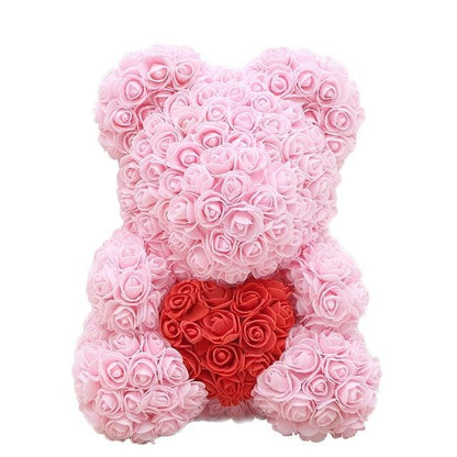 Huge Rose Teddy Bear