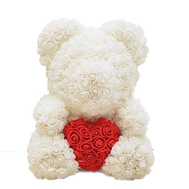 Huge Rose Teddy Bear