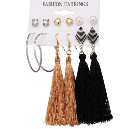 Women's Geometric Earrings Set