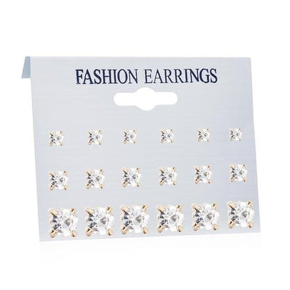 Women's Geometric Earrings Set