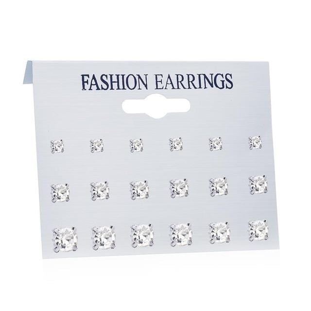 Women's Geometric Earrings Set