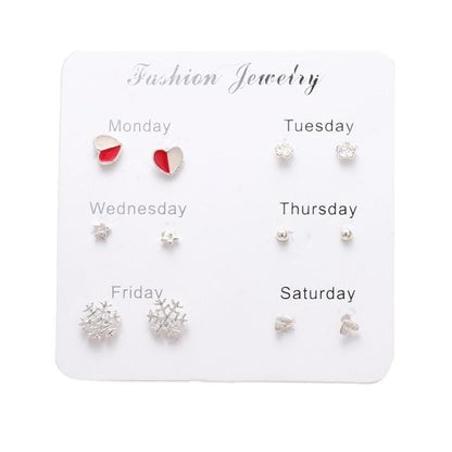 Women's Geometric Earrings Set