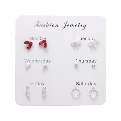 Women's Geometric Earrings Set