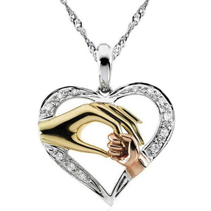 Mom & Baby Duo Heart Pendant